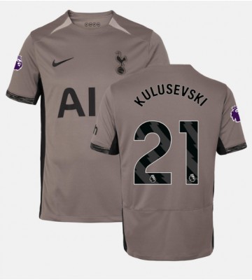 Tottenham Hotspur Dejan Kulusevski #21 Tercera Equipación 2023-24 Manga Corta